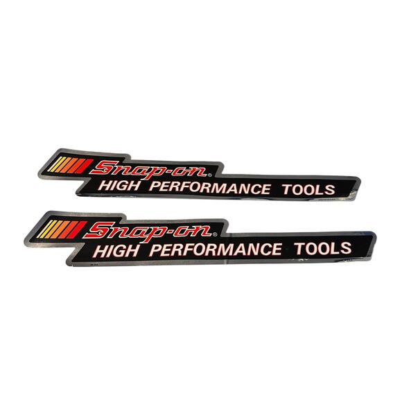 Lot of 2 Snap-on Tools Tool Box Sticker Decal SS 912 14.5"x2.75" New USA Made - Picture 1 of 2